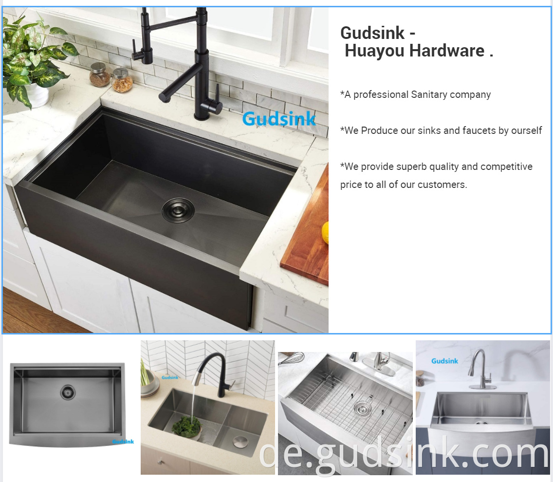 Apron Front Nano Black Sink